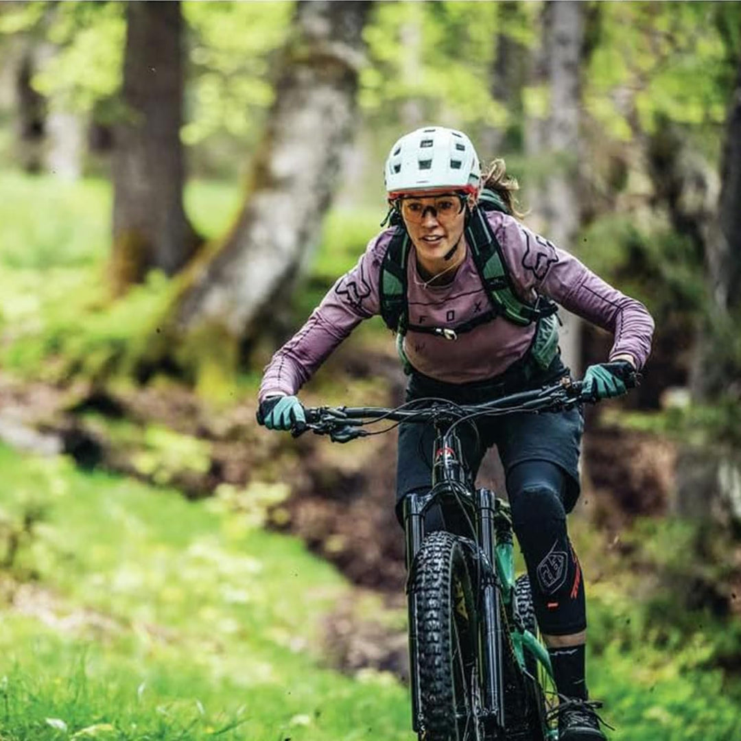 ABUS MTB-Helm MoDrop - robuster Fahrradhelm mit guter Belüftung für Mountainbiker - individuelle Pas