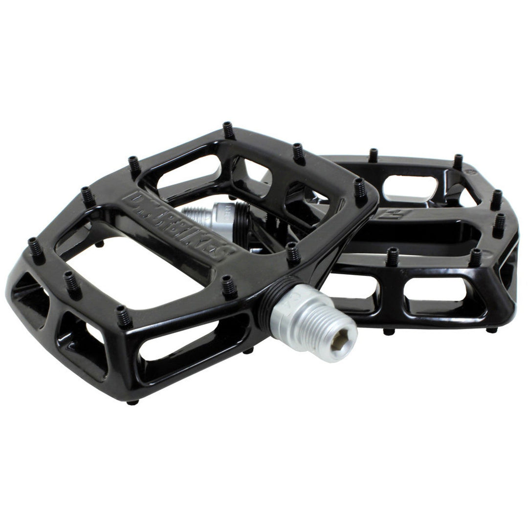 DMR V12 flach Mountain Bike Pedale Schwarz 1,43 cm, Schwarz 1,43 cm