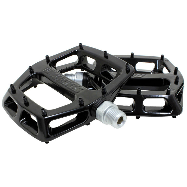 DMR V12 flach Mountain Bike Pedale Schwarz 1,43 cm, Schwarz 1,43 cm