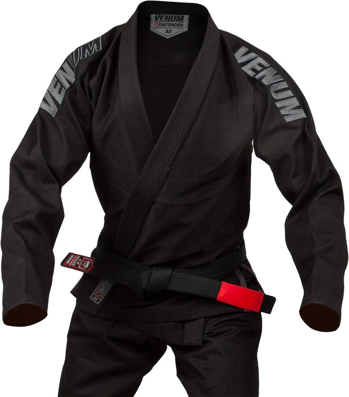 Venum Contender Evo Brazilian Jiu Jitsu Gi/Anzug A3.5 Schwarz, A3.5 Schwarz