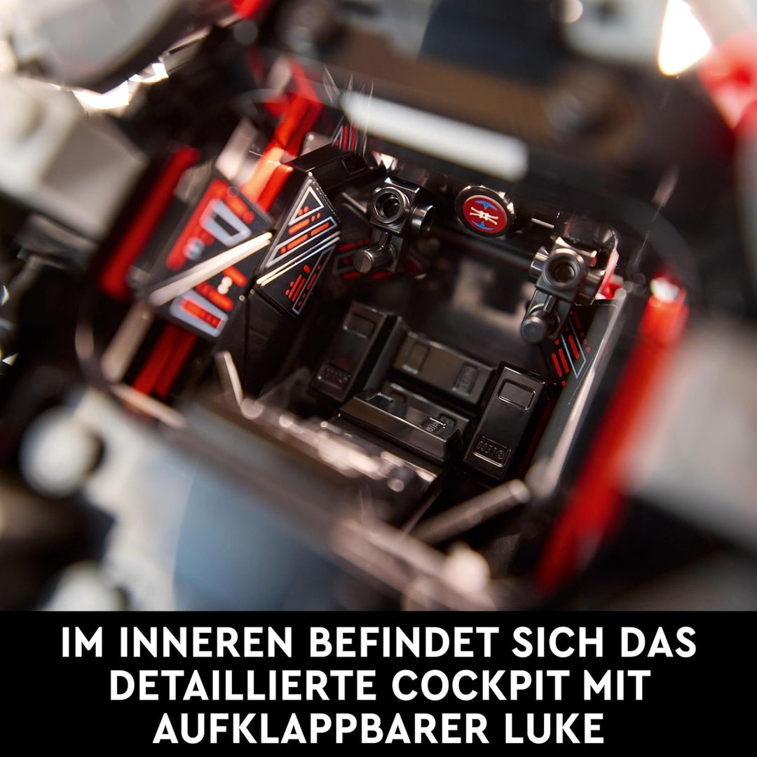 LEGO Star Wars TIE-Abfangjäger, kreatives Bauset aus der Ultimate Collector Series für Erwachsene, M