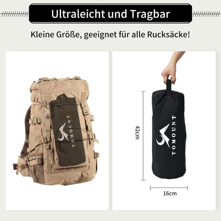 TOMOUNT Feldbett Ultraleichtes Klappbett Aluminium Stangen 190x70cm Kompaktes tragbares Campingliege