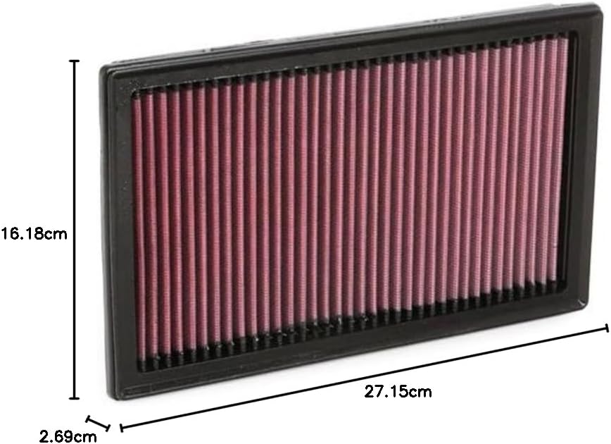 K&N 33-2270 Motorluftfilter: Hochleistung, Prämie, Abwaschbar, Ersatzfilter,Erhöhte Leistung, 2002-2