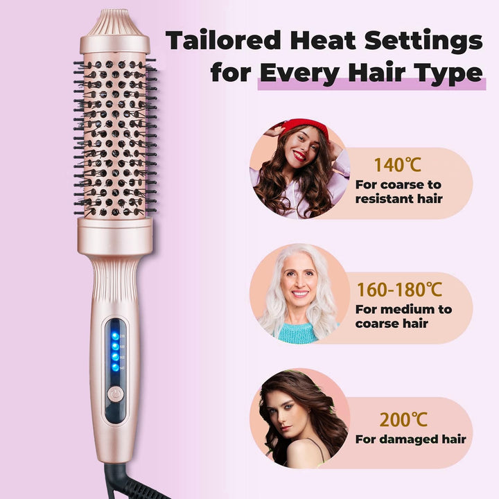 Lockenstab, Haarcurler Keramik Beschichtung, 38mm Lockenwickler, Lockenstäbe mit LCD Display,120 ℃ -