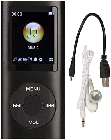 MP3-Player/MP4-Player, MP4-Musikplayer Unterstützt Bis zu 64 GB TF-Karte, Digitaler 1,8-Zoll-LCD-Bil