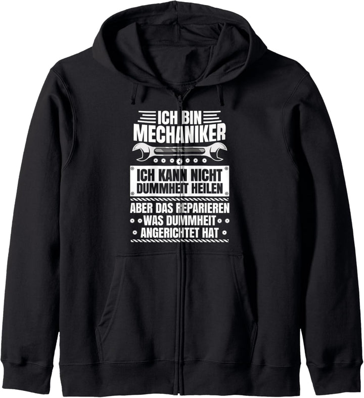 Mechaniker Schrauber Geschenk Tuning KFZ Handwerker Auto Kapuzenjacke
