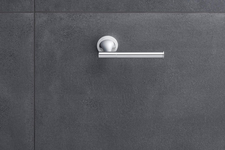 Duravit Papierrollenhalter Starck T, für 1 Rolle, Wandmontage, Chrom ohne Deckel für 1 Rolle Chrom,