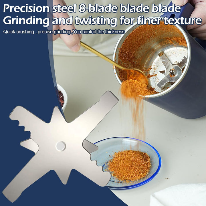 Getreidemühle Elektrisch,600ML Kleine Hochgeschwindigkeits Schleifmaschine Mehl Pulver Maschine für