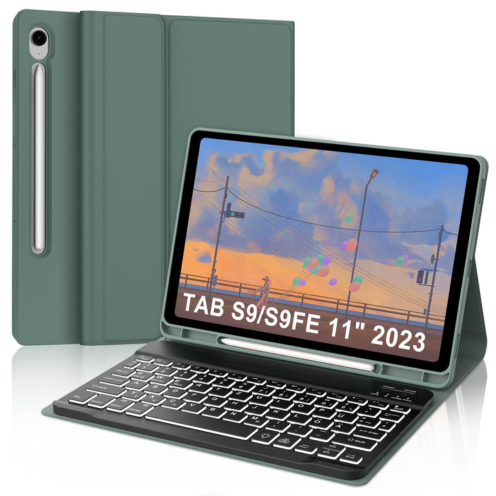 IVEOPPE Tastatur für Samsung Galaxy Tab S9FE/S10FE 10.9", Hülle Tastatur Galaxy Tab S9/S10FE 2025, M