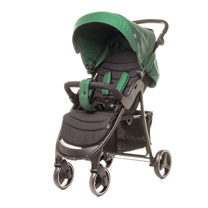 4BABY Rapid, Kinderwagen, Sportwagen, Ein grosser, leichter Kinderwagen, Griffhöhenverstellung, Bein