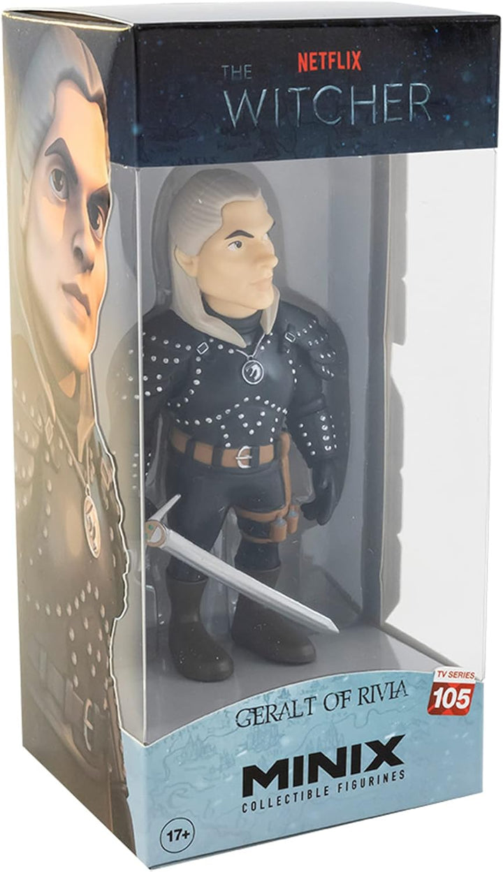 MINIX Collectible Figurines, Figur: The Witcher – Geralt, 12 cm Sammelfigur, Ab 17+ Jahren, Deutsch
