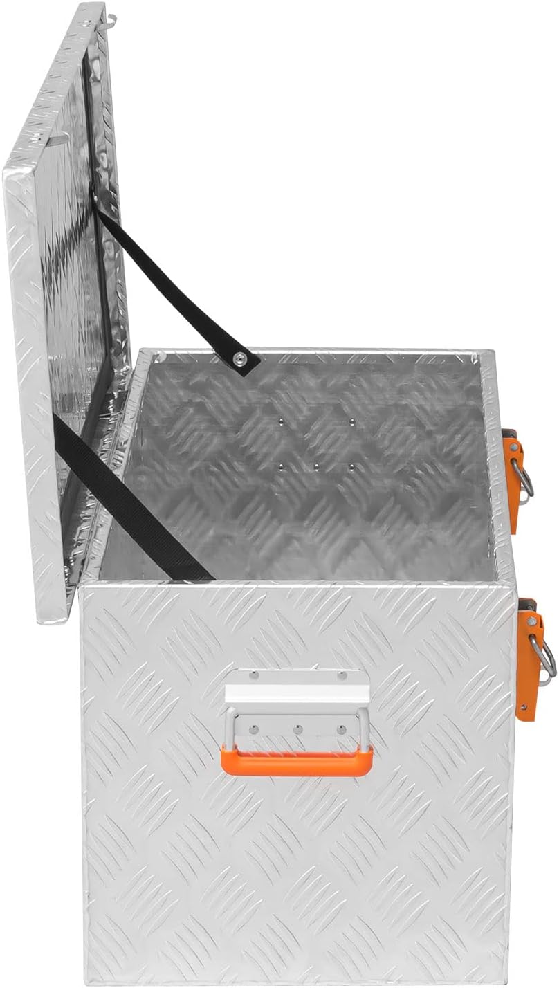 alubox Werkzeugkiste Riffelblech ABX-RL91 Aluminium 1,5mm Werkzeugkiste leicht und robust 91 Liter 0