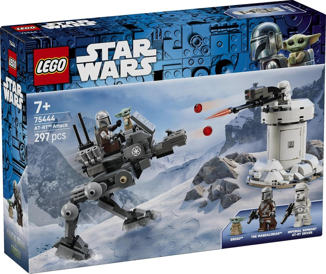 LEGO Star Wars 75444 Angriff des AT-RT - Modellbau mit imperialem Walker, Turm, Mandalorianer Minifi