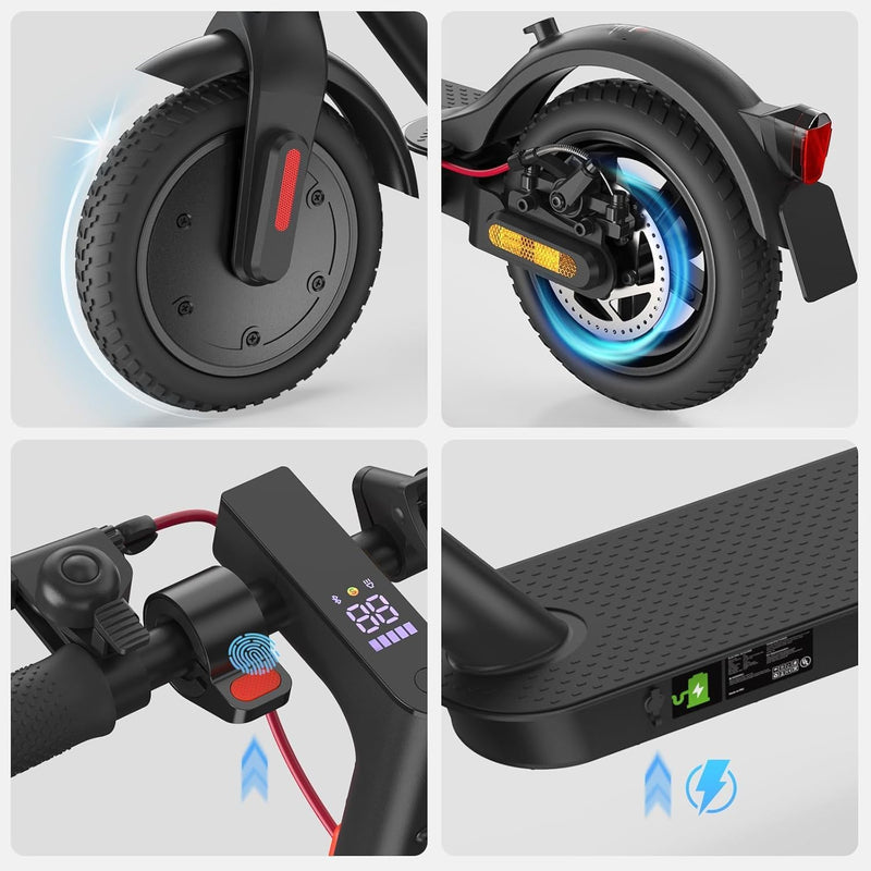 iScooter E Scooter mit Strassenzulassung, 30 km Reichweite, Elektroroller mit Strassenzulassung (ABE