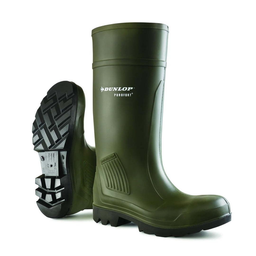 Dunlop D460933 PUROFORT GROEN 39, Unisex-Erwachsene Langschaft Gummistiefel, Grün (Grün(Groen) 08),
