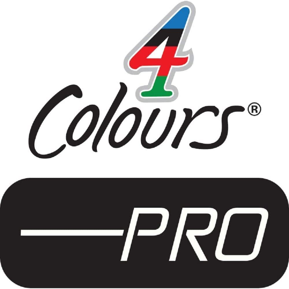 BIC 4 Farben Kugelschreiber Set 4 Colours Pro, mit schwarzem Schaft, 12er Pack, nachfüllbar, Ideal f