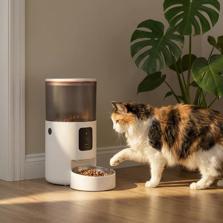Futterautomat, Automatischer Futterspender für Katze und Hund, 3L – WiFi