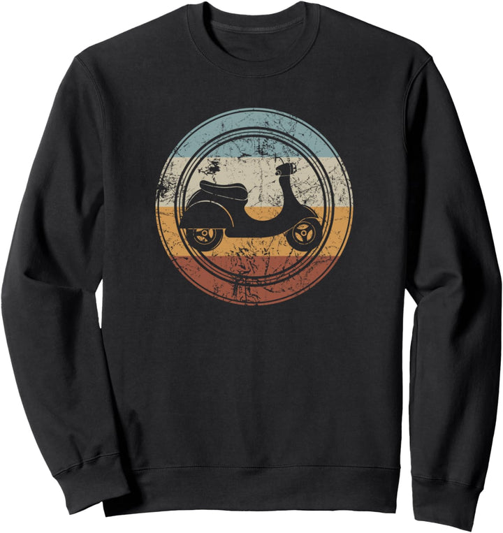 Roller Mofa Moped I Moped fahren Vintage Retro Sweatshirt