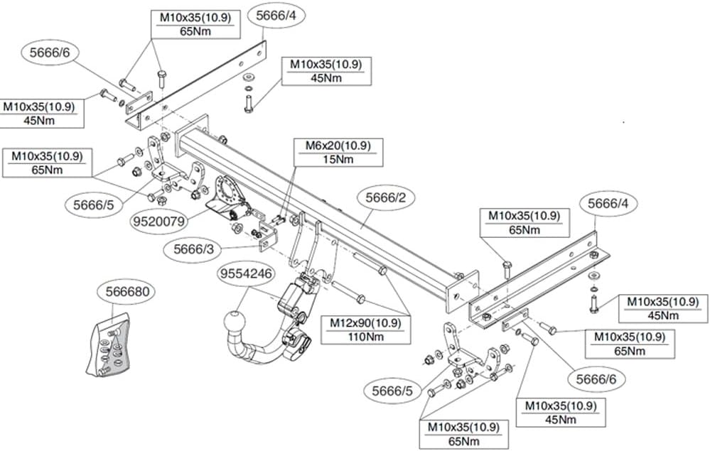 Thule Brink 566600 Anhängerkupplungen