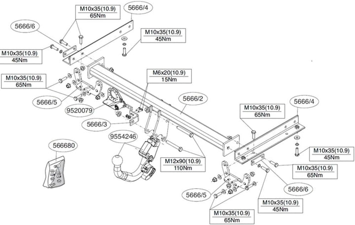 Thule Brink 566600 Anhängerkupplungen