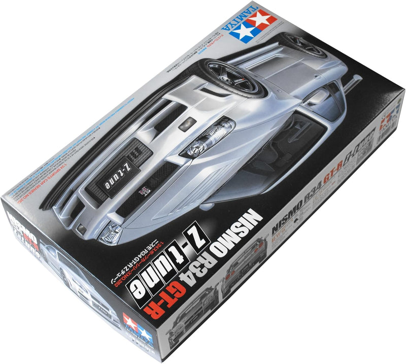 TAMIYA Nissan 300024282 NISMO Skyline GT-R Z-Tune (R34) Automodell Bausatz 1:24, Mittel