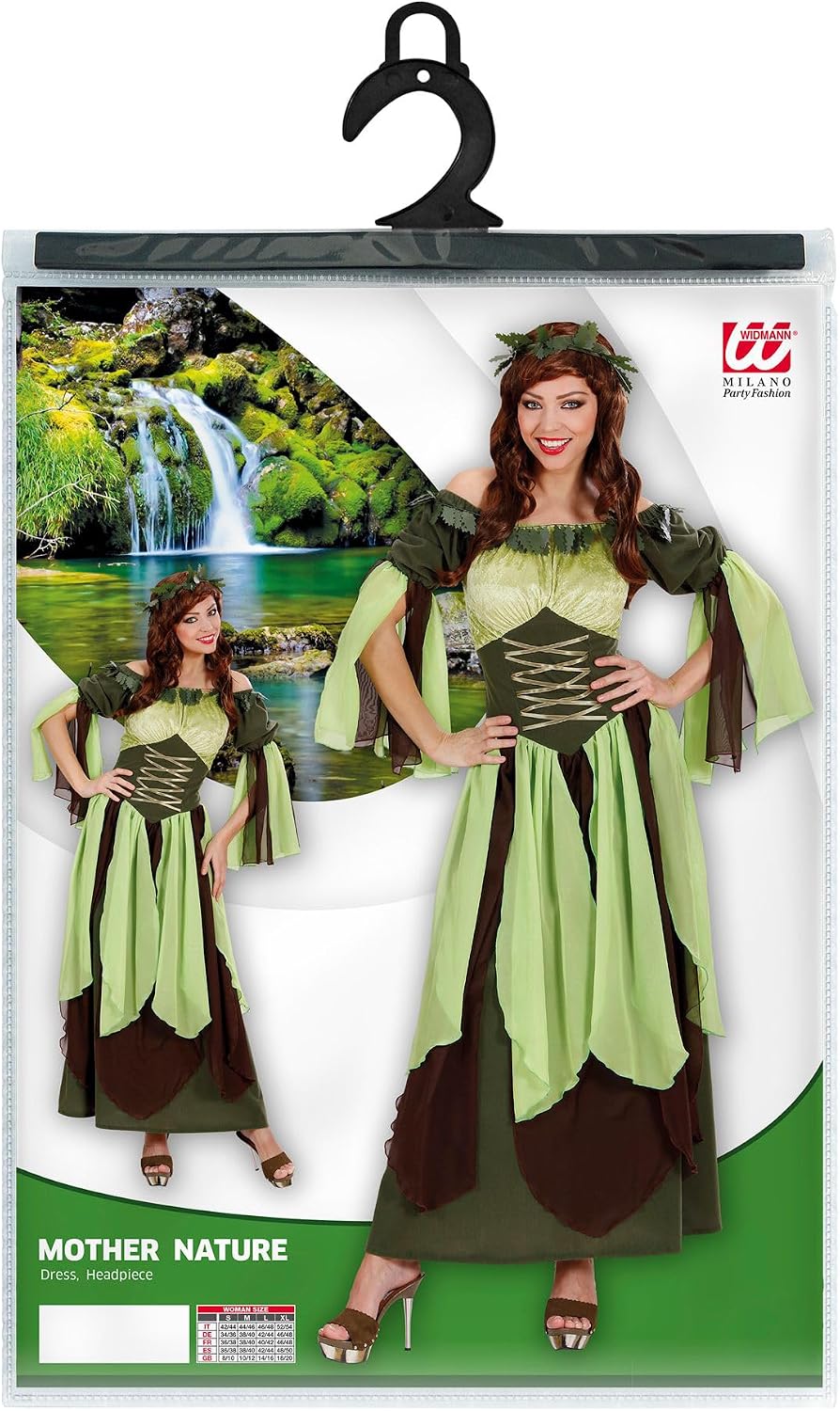 WIDMANN 73711 COSTUME MADRE NATURA S DAMA VERDE 