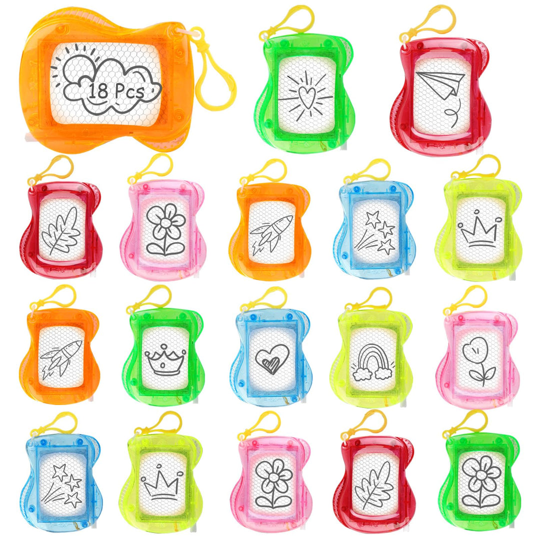 Mini Maltafel Zaubertafel, 18PCS Mini Zaubertafel Kinder, Magnetische Maltafel, Mitgebsel Kindergebu