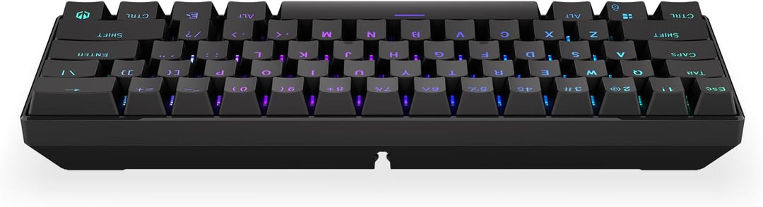 ENDORFY Thock Compact Wireless Brown, Compact 60% Mechanical Keyboard, Wireless Modes, Hot-swappable