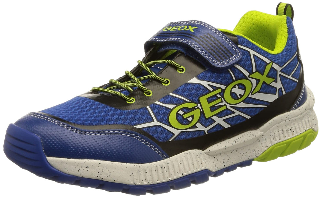 Geox Mädchen J Tuono Boy B Sneakers 27 EU Royal Lime, 27 EU Royal Lime