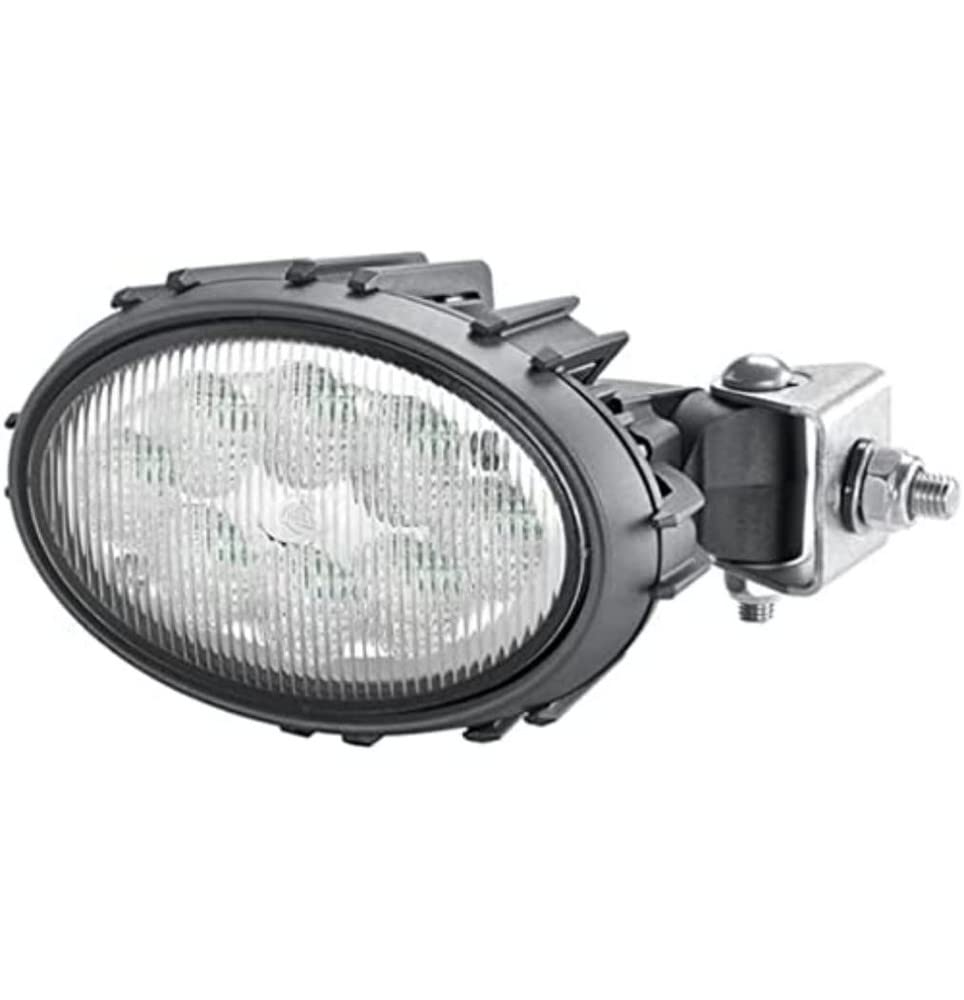 HELLA - LED-Arbeitsscheinwerfer - Oval 100 Thermo Pro - 12/24V - 1700lm - Anbau/geschraubt - für waa