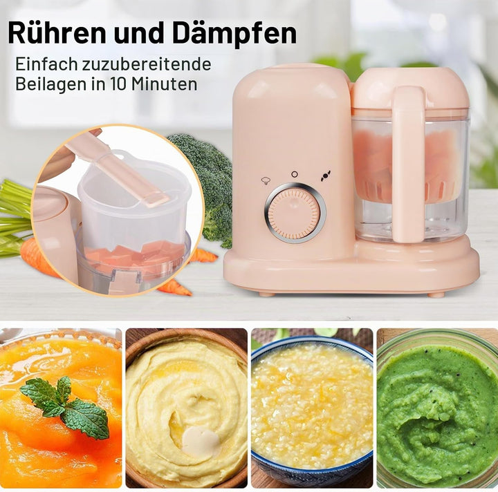 Multifunktions-Roboter 4-in-1, Babynahrungszubereiter, Lebensmitteldiversifizierung, Dampfgarer, Mix