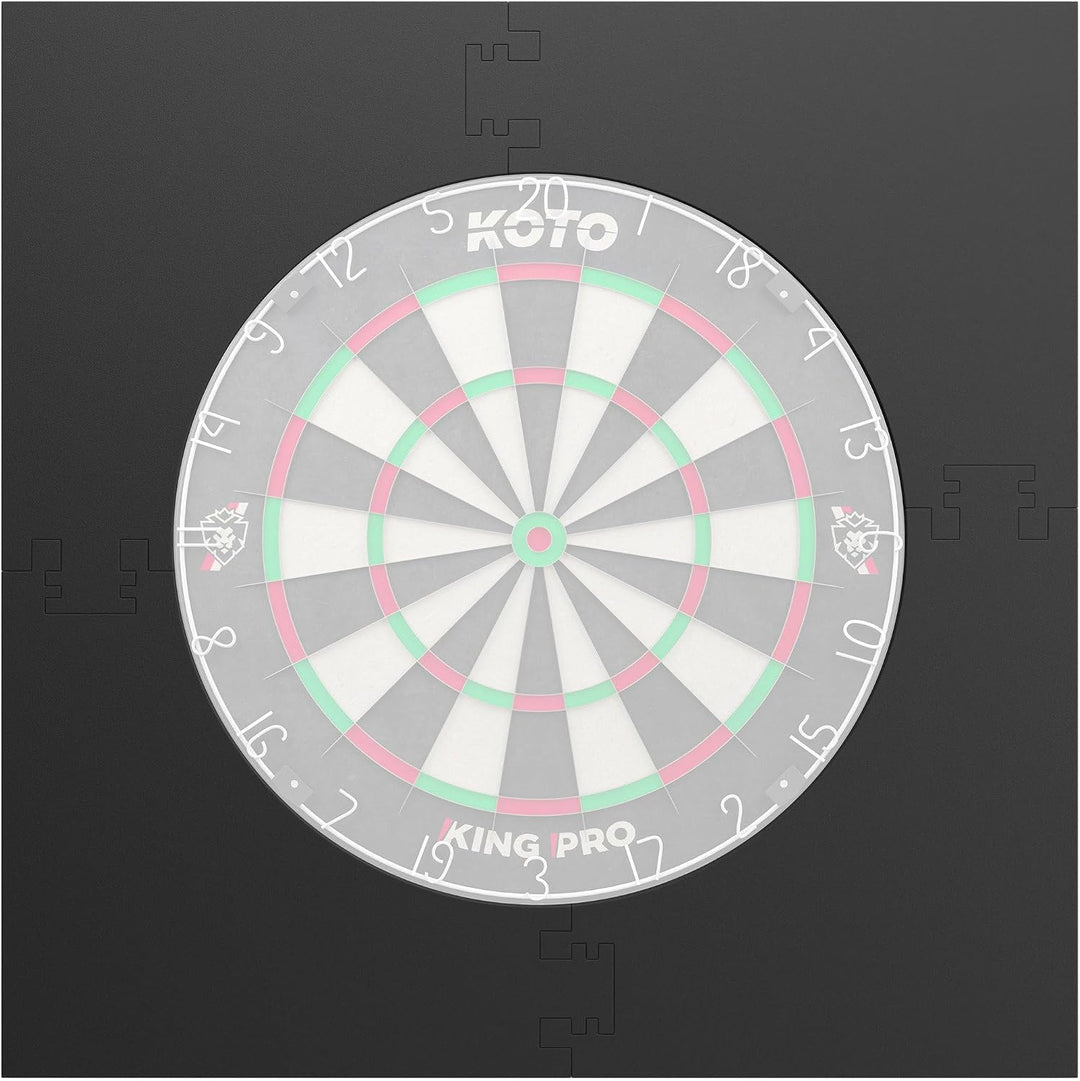 KOTO - 4pcs. Dart Surround, langlebige Dart wandschutz, verhindert Schäden, Eva 4PCS Quadrat Schwarz