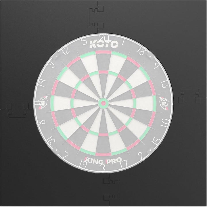 KOTO - 4pcs. Dart Surround, langlebige Dart wandschutz, verhindert Schäden, Eva 4PCS Quadrat Schwarz