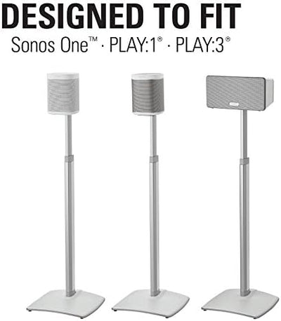 Sanus Höhe verstellbare Lautsprecher-Ständer in kabellos Paar für Sonos One Play: 1 und Play: 3 – we