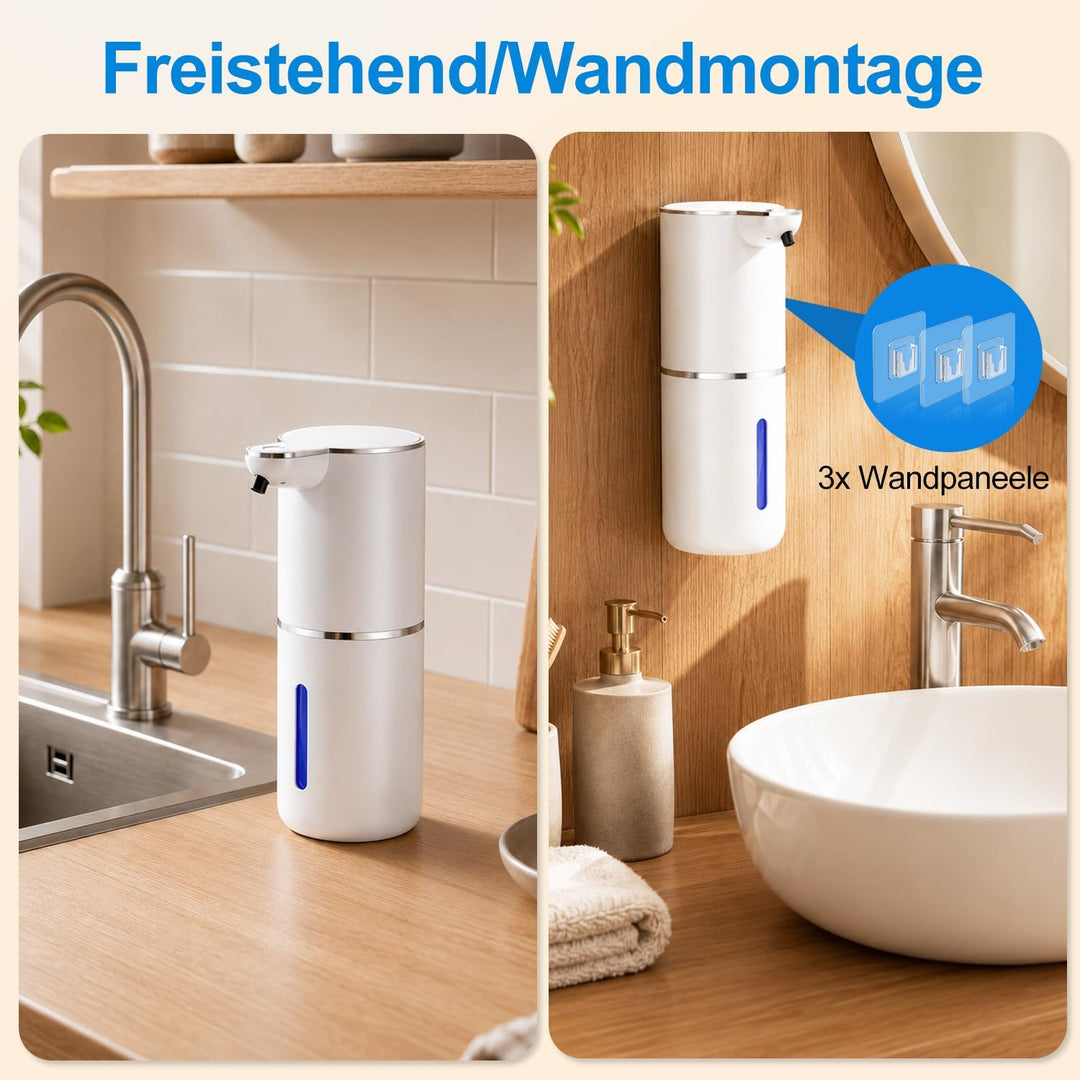 Amyzavls Seifenspender Automatisch für Flüssigetyp, Wandbefestigung Berührungslos Elektrischer Seife