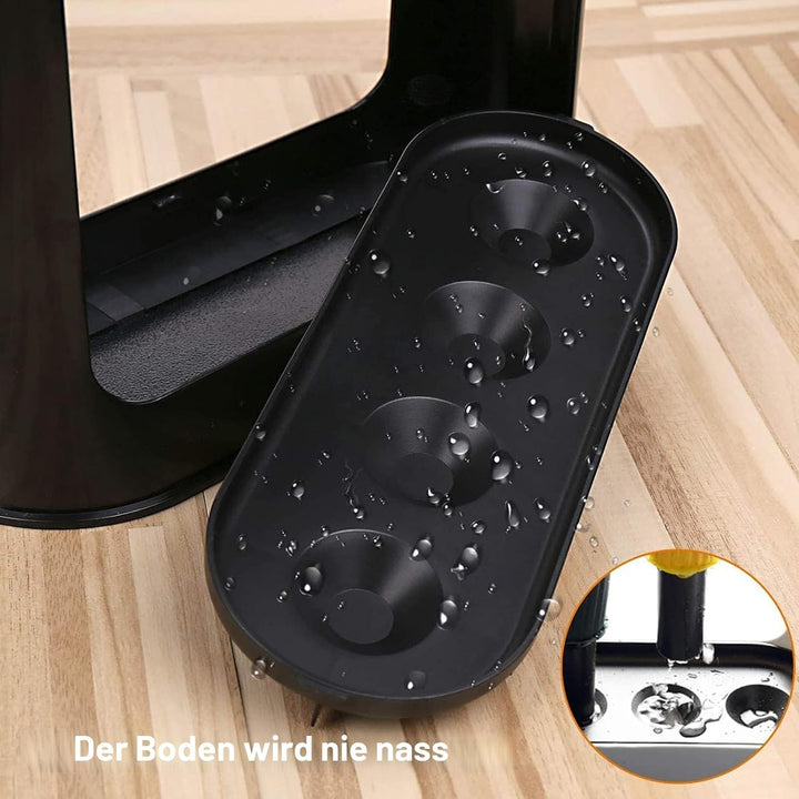 Shalwinn Schirmständer, Eingangsbereich, Schirmhalter, Aufbewahrungsregal, auslaufsicher, abnehmbare