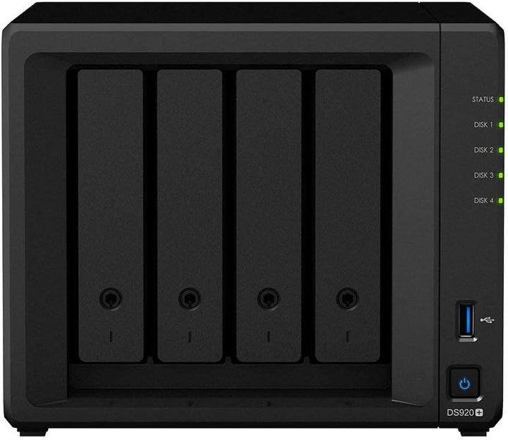 Synology DS920+(8G) RAM 4-Bay 16TB Bundle mit 4X 4TB Seagate IronWolf 16TB Seagate IronWolf, 16TB Se