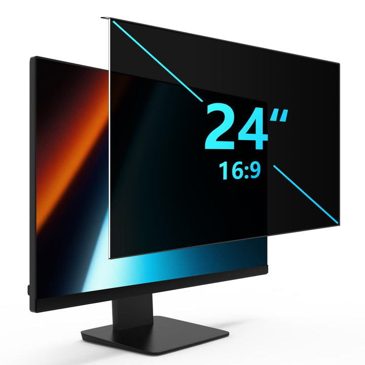 für Computer 16:9 Seitenverhältnis 24 Zoll Monitor Blickschutzfilter, Privacy Screen Bildschirmschut