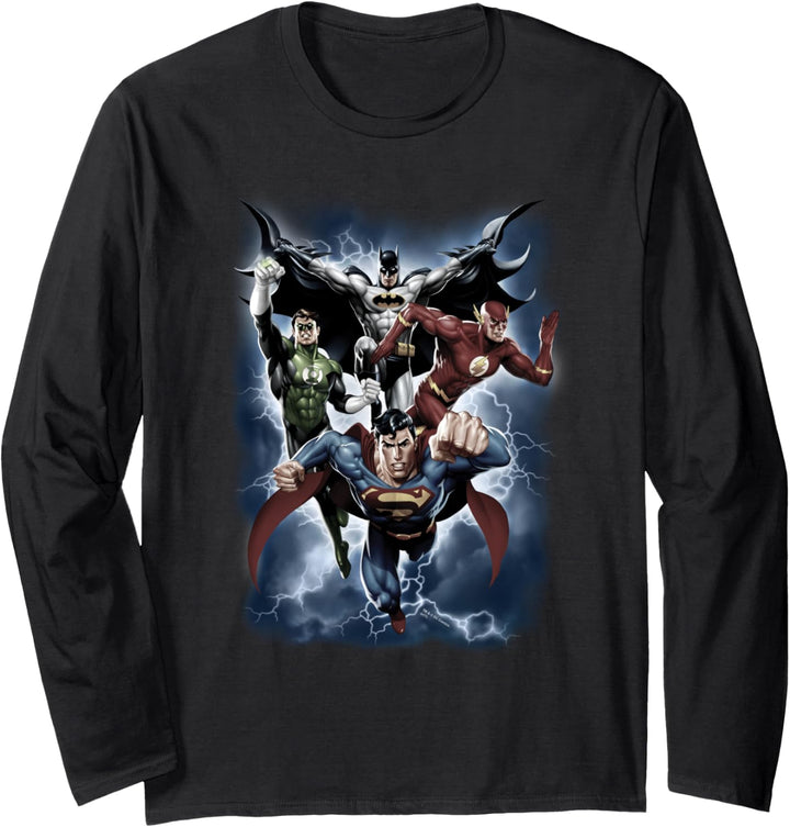 Justice League The Coming Storm Langarmshirt
