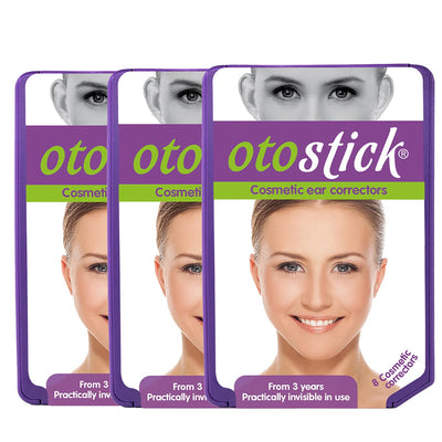 Otostick PACK-3 | Cosmetic Ear corrector | It Contains 8 Correctors | From 3 Years of