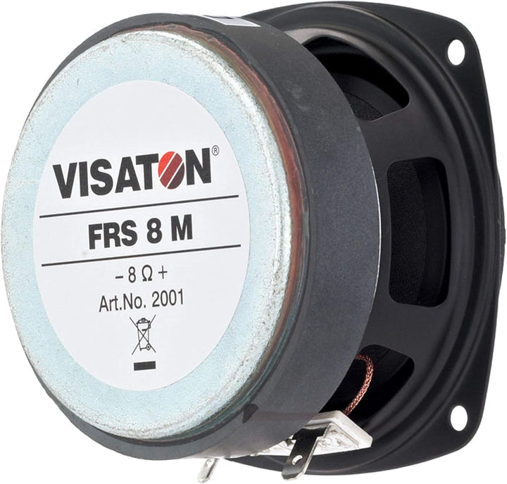 'Visaton vs-frs8 m – Lautsprecher (8,38 cm (3.3), 30 W, 50 W, 100 – 20000 Hz, Schwarz, 8 cm Single,