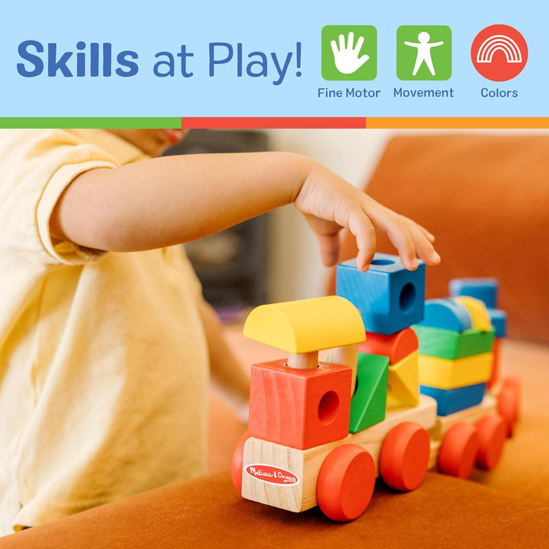 Sablon 572 - Melissa & Doug - Steck-Lokomotive (18-teilig)