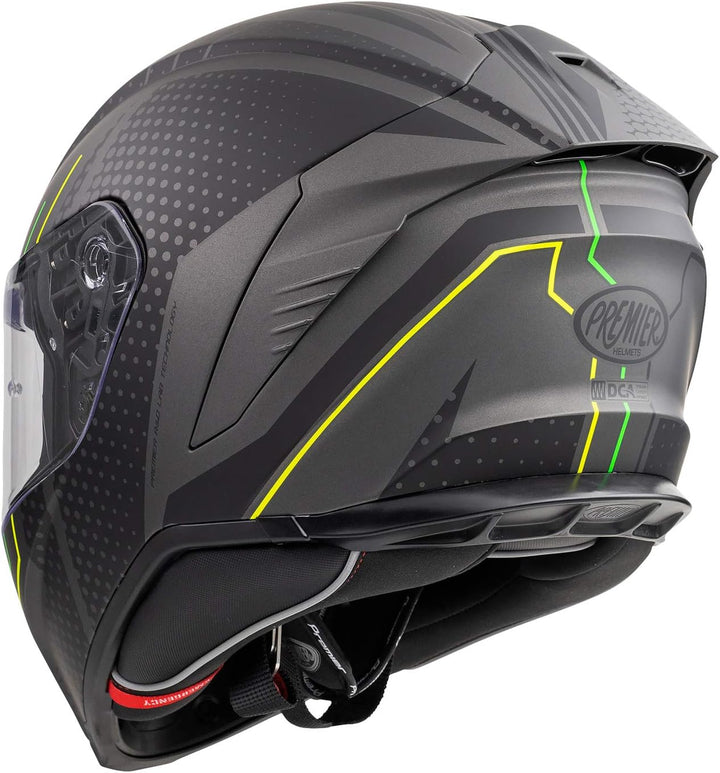 Premier Unisex Hyper Bp6 Bm Helmet XL (61) SCHWARZ / GELB / GRÜN, XL (61) SCHWARZ / GELB / GRÜN