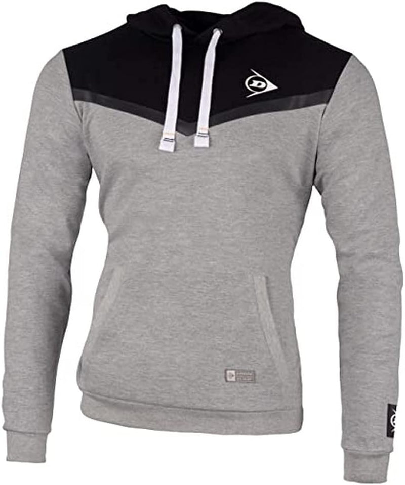 DUNLOP Unisex Kinder Essential Line Kids Hooded Sweat 140 Grau/Anthrazit, 140 Grau/Anthrazit