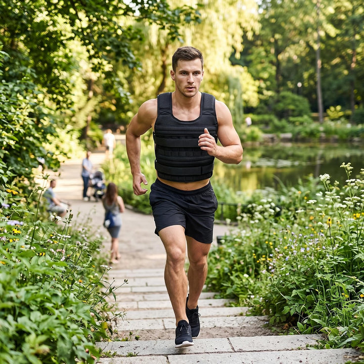 VGEBY1 Gewichtsweste, Oxford Cloth 15KG Gewichtsweste für das Krafttraining