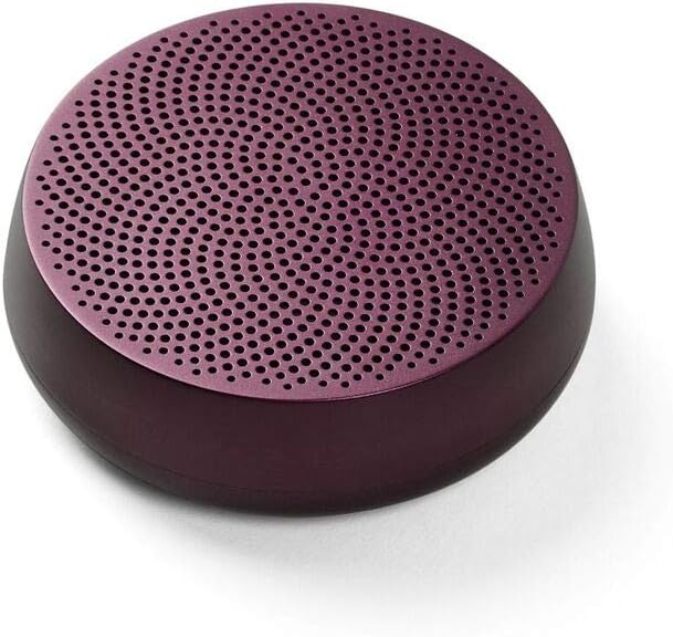 Lexon Mino L - Haut-parleur Compatible Bluetooth 5W, Rechargeable, Mains libres, USB-C - Aluminium/P