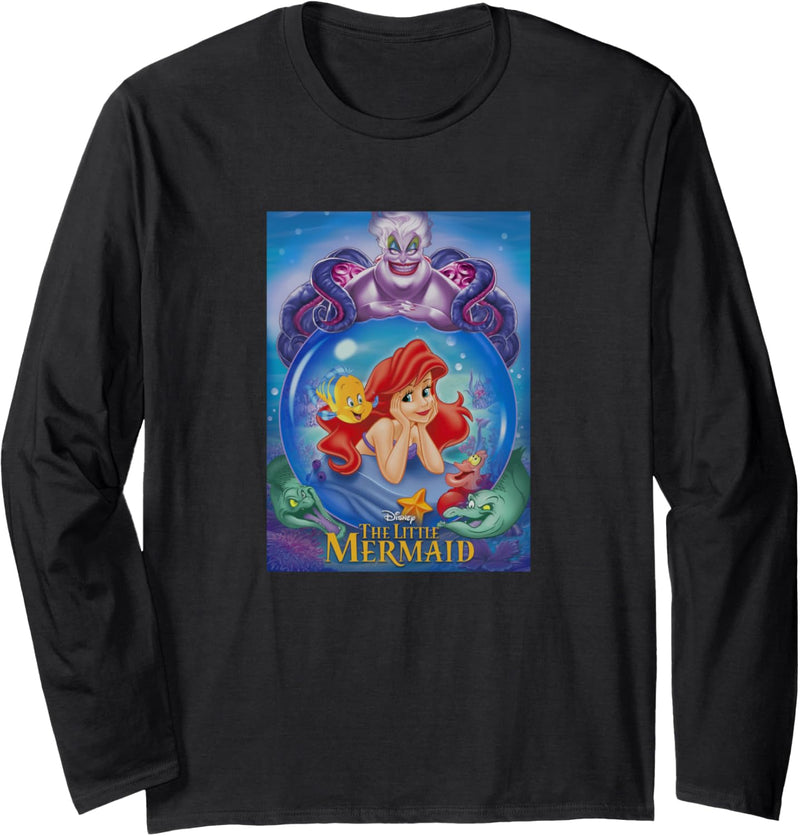 Disney The Little Mermaid Ariel And Ursula Poster Langarmshirt