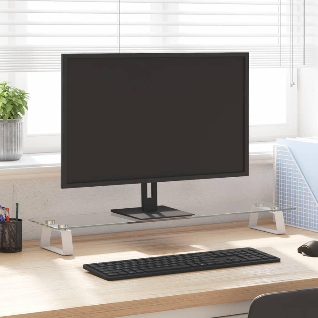 vidaXL Monitorständer, Monitorerhöhung mit Stauraum, Ständer Halterung für Monitor Laptop Drucker, S
