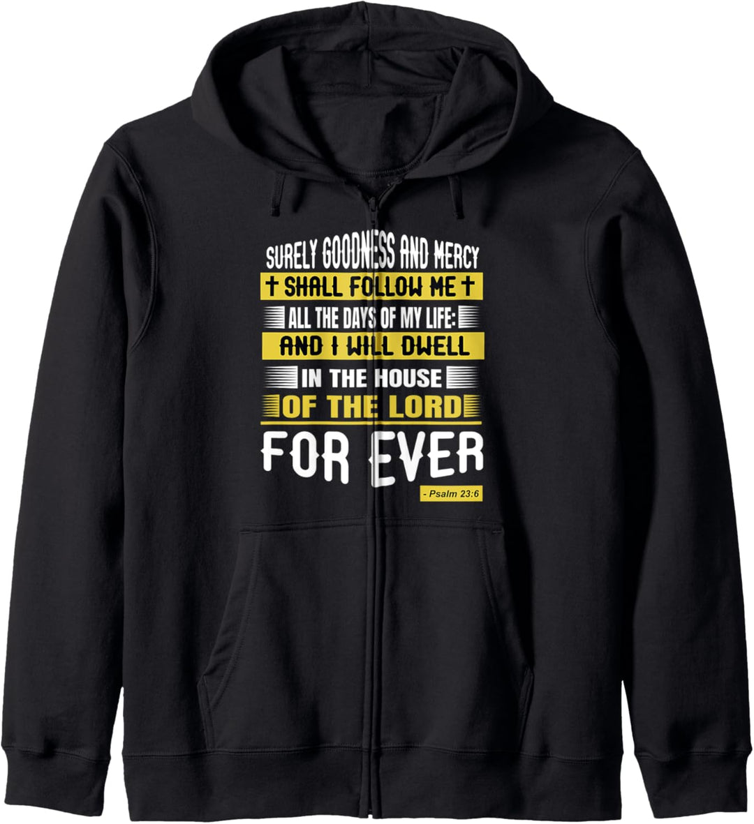 Christerest: Psalm 23 The Lord Is My Shepherd Christian Kapuzenjacke