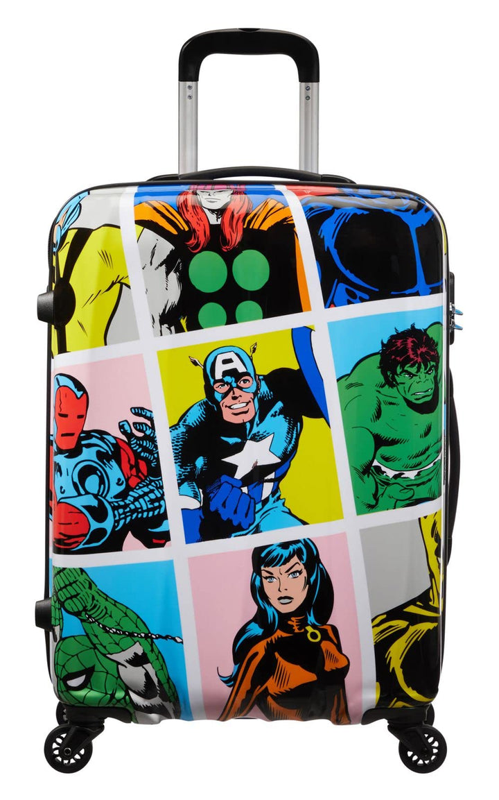 American Tourister Marvel Legends - Spinner M Koffer, 65 cm, 62.5 L, Mehrfarbig (Marvel Pop Art) Meh